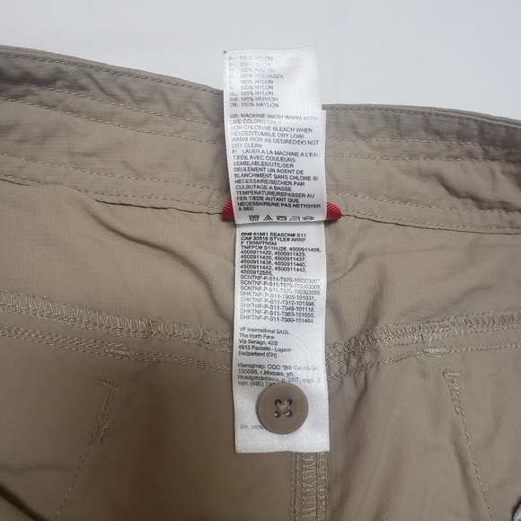 The North Face Khaki Hiking Shorts Size 10 Long - Picture 8 of 11